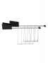 Alessi, Tostapane Pliss nero + 2 pinze